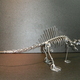 ネジアート　スピノサウルス骨格　手作りアート作品