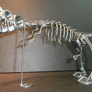 ネジアート　大型ティラノサウルス骨格　