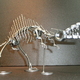 ネジアート　スピノサウルス骨格　手作りアート作品